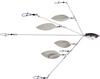 YUMbrella Flash Mob Castable Multi-wire fishing rig - alabama rig